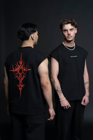 BØĘRY — Collectie-/sfeersectie: Duo, mouwloze tees