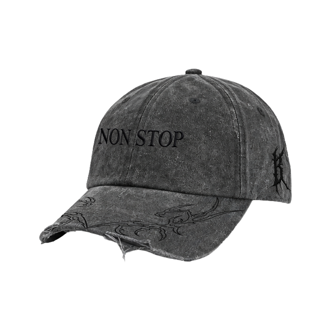 NON STOP CAP — ACID WASH GREY — coverfoto, clean product front
