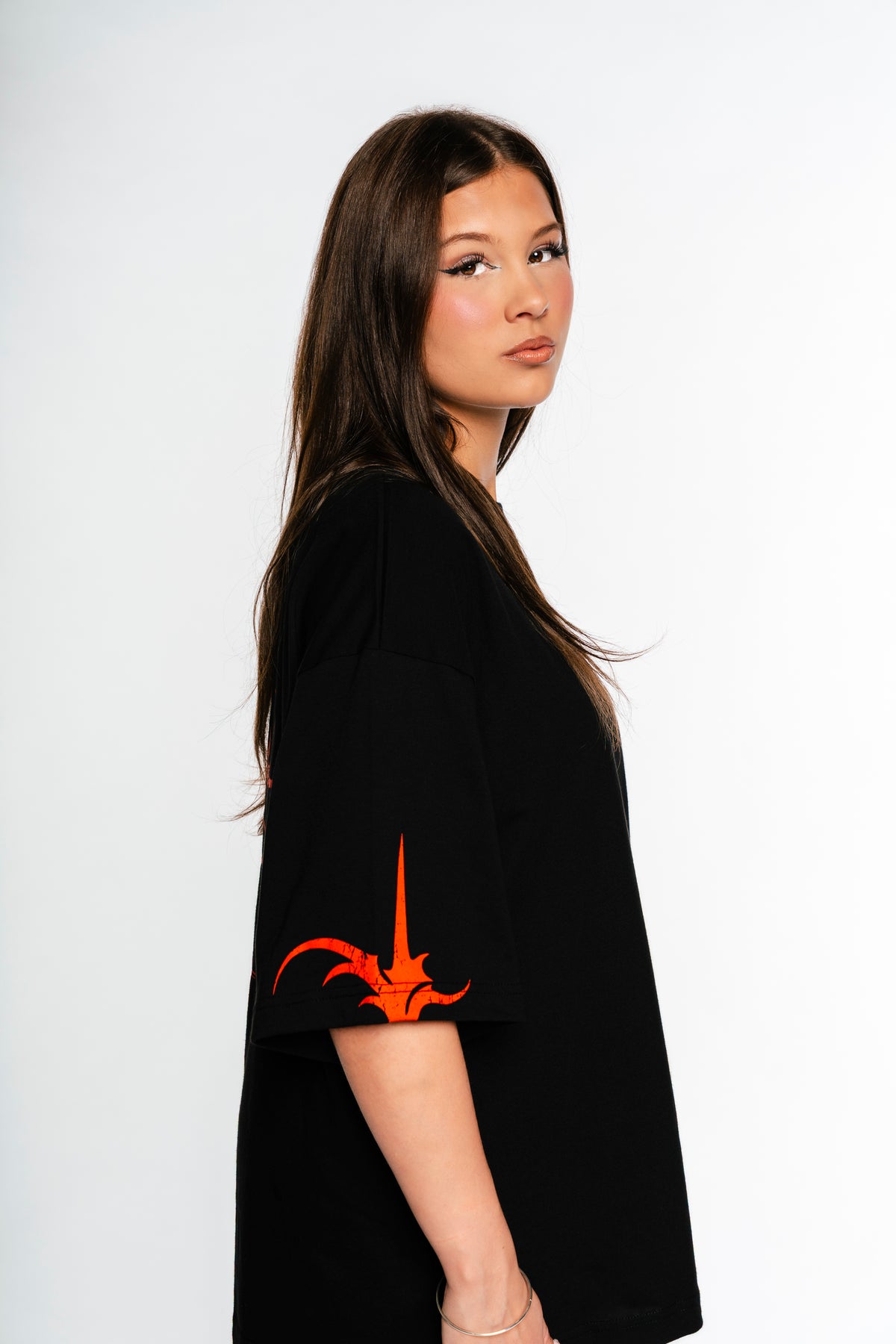 SIGIL TEE — BLACK / RED