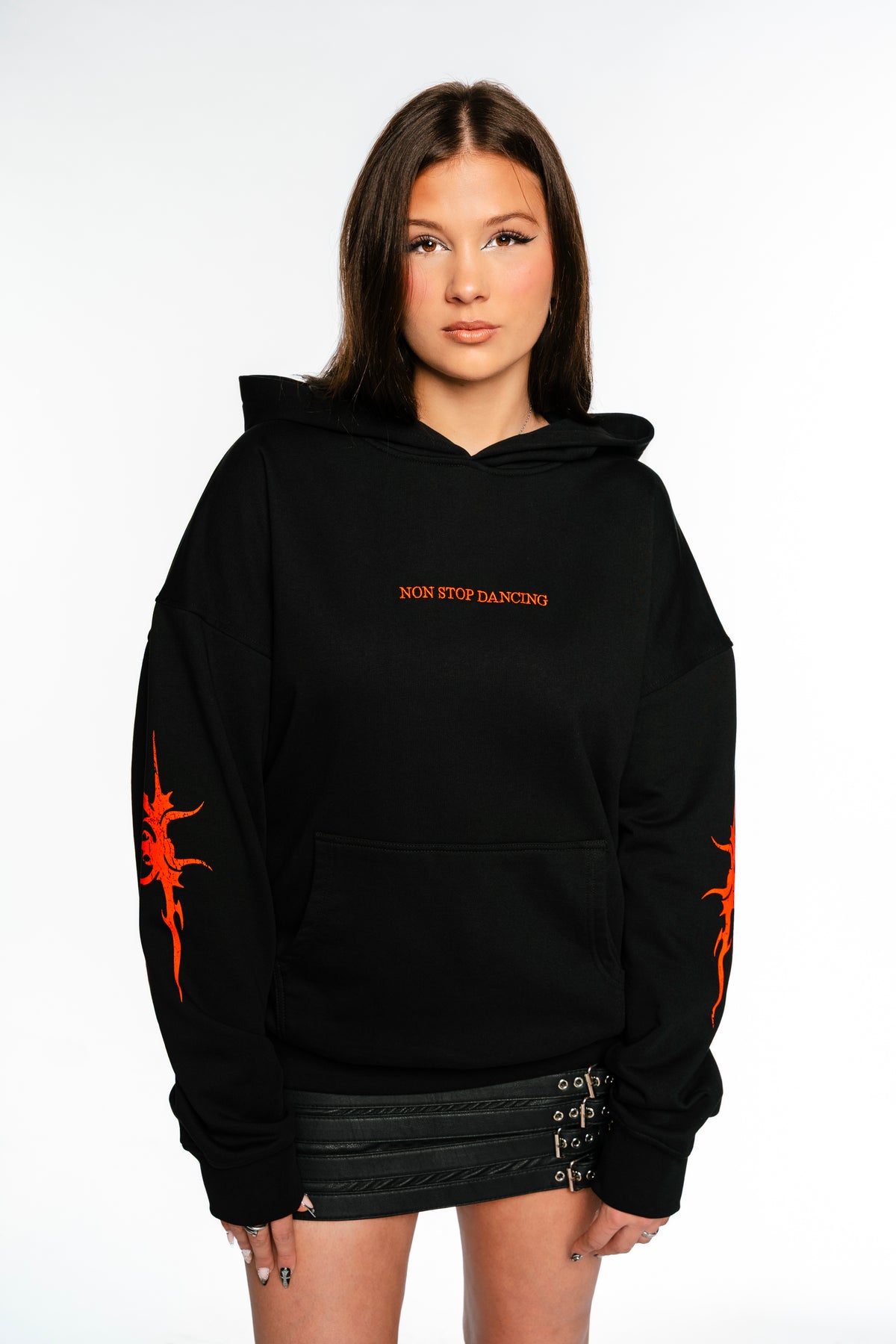 SIGIL HOODIE — BLACK / RED
